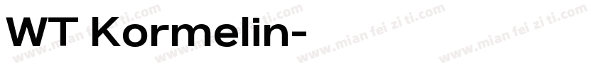 WT Kormelin字体转换